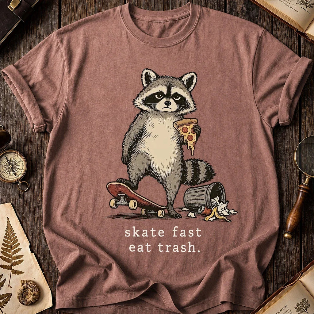 Skate Fast Raccoon T-Shirt product image 8