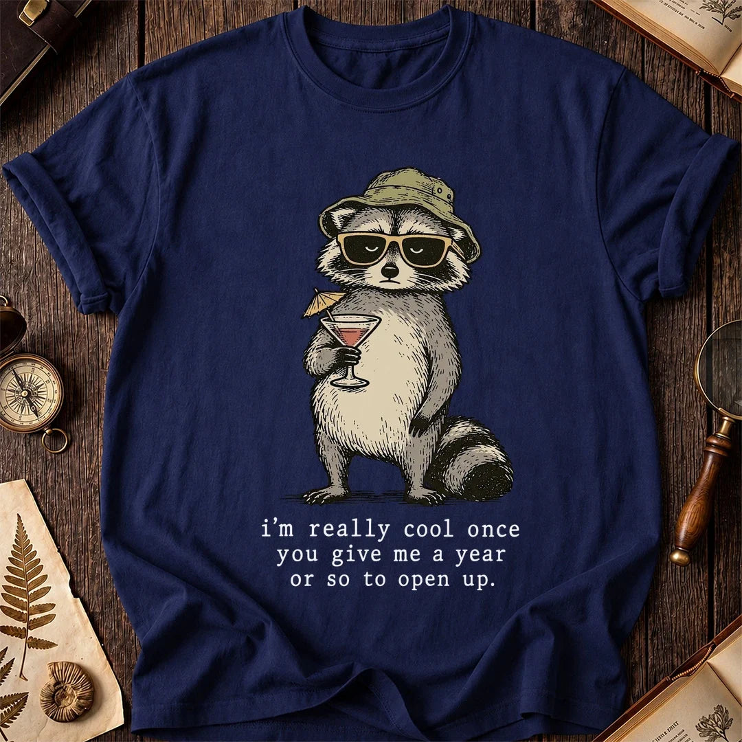 Slow Open Raccoon T-Shirt product image 7