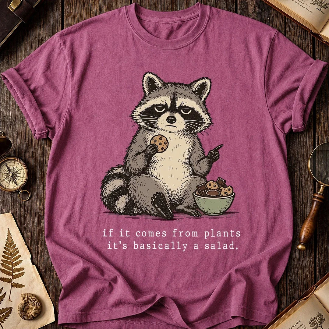 Snack Salad Raccoon T-Shirt product image 3