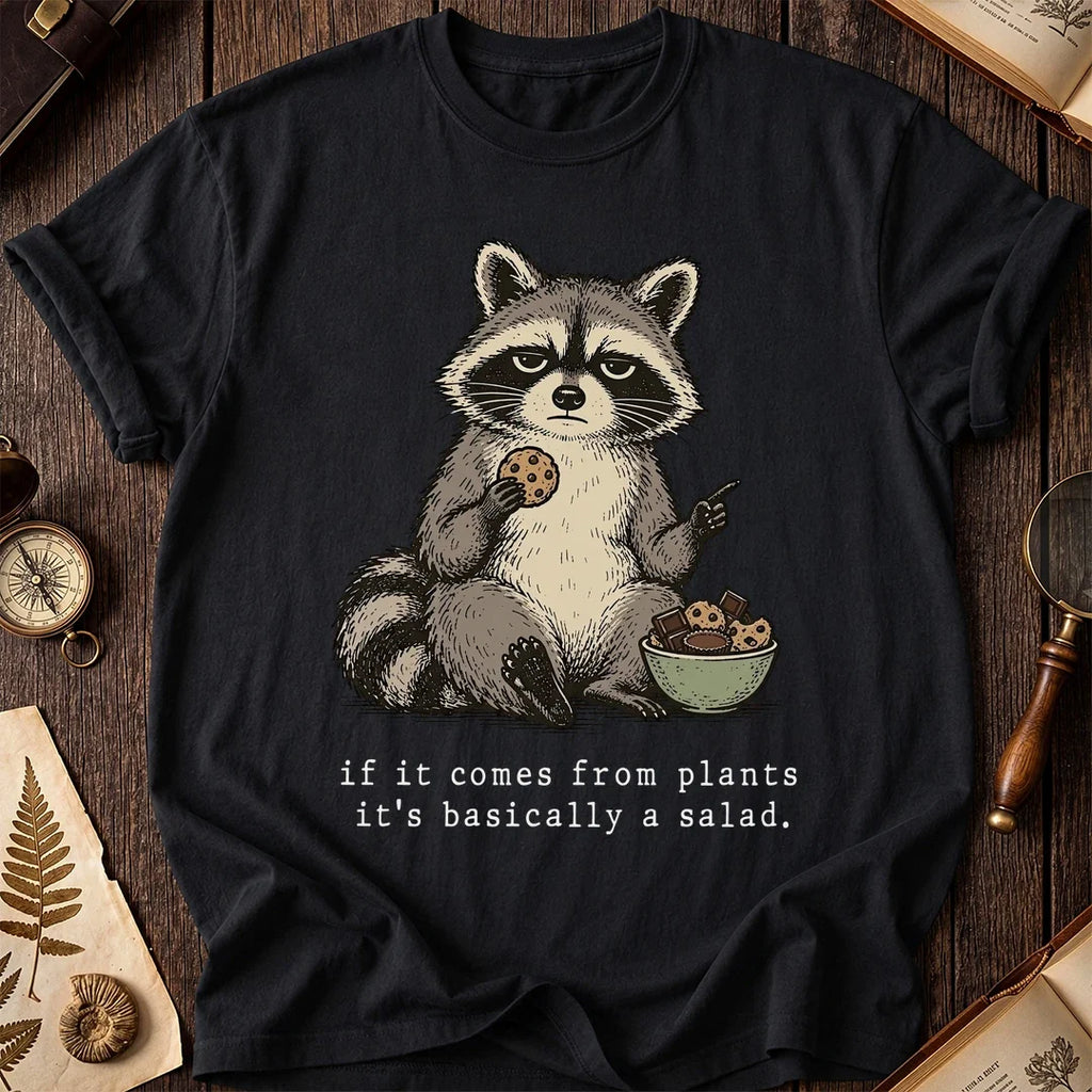 Snack Salad Raccoon T-Shirt product image 2