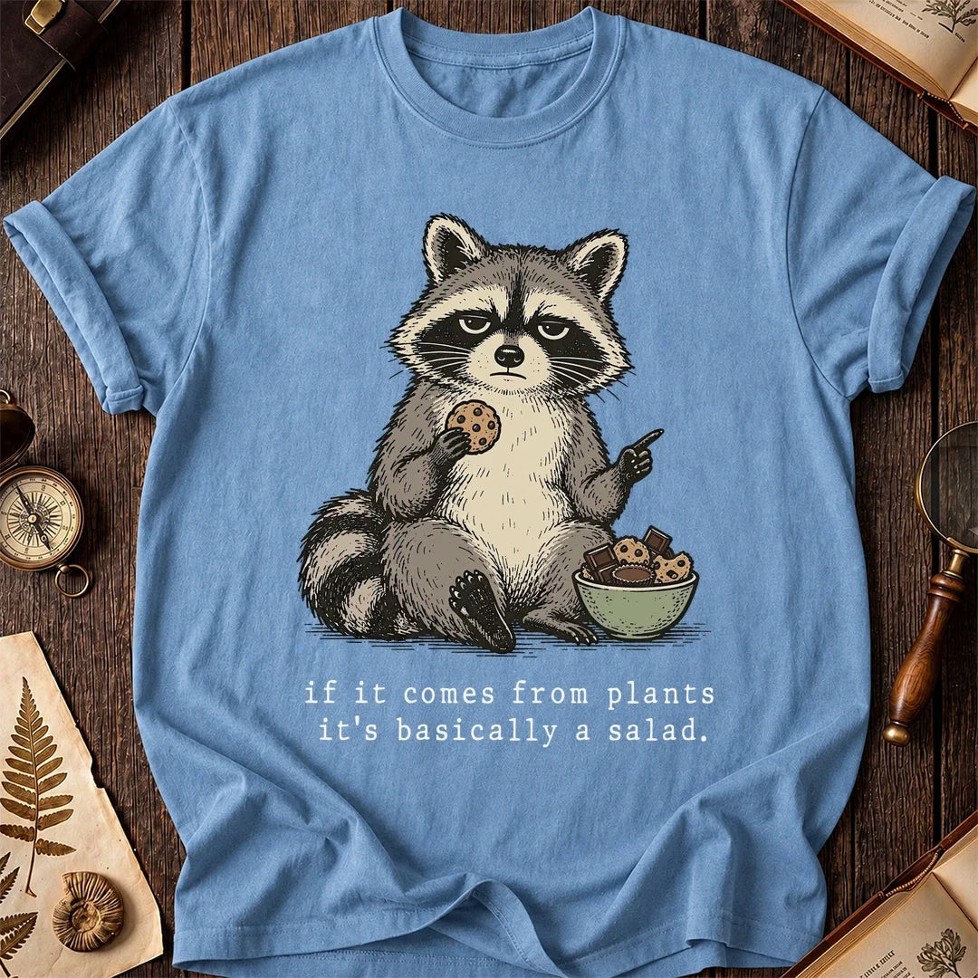 Snack Salad Raccoon T-Shirt product image 4