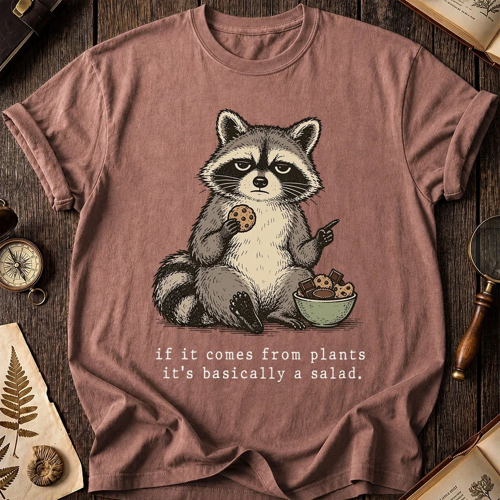Snack Salad Raccoon T-Shirt product image 8