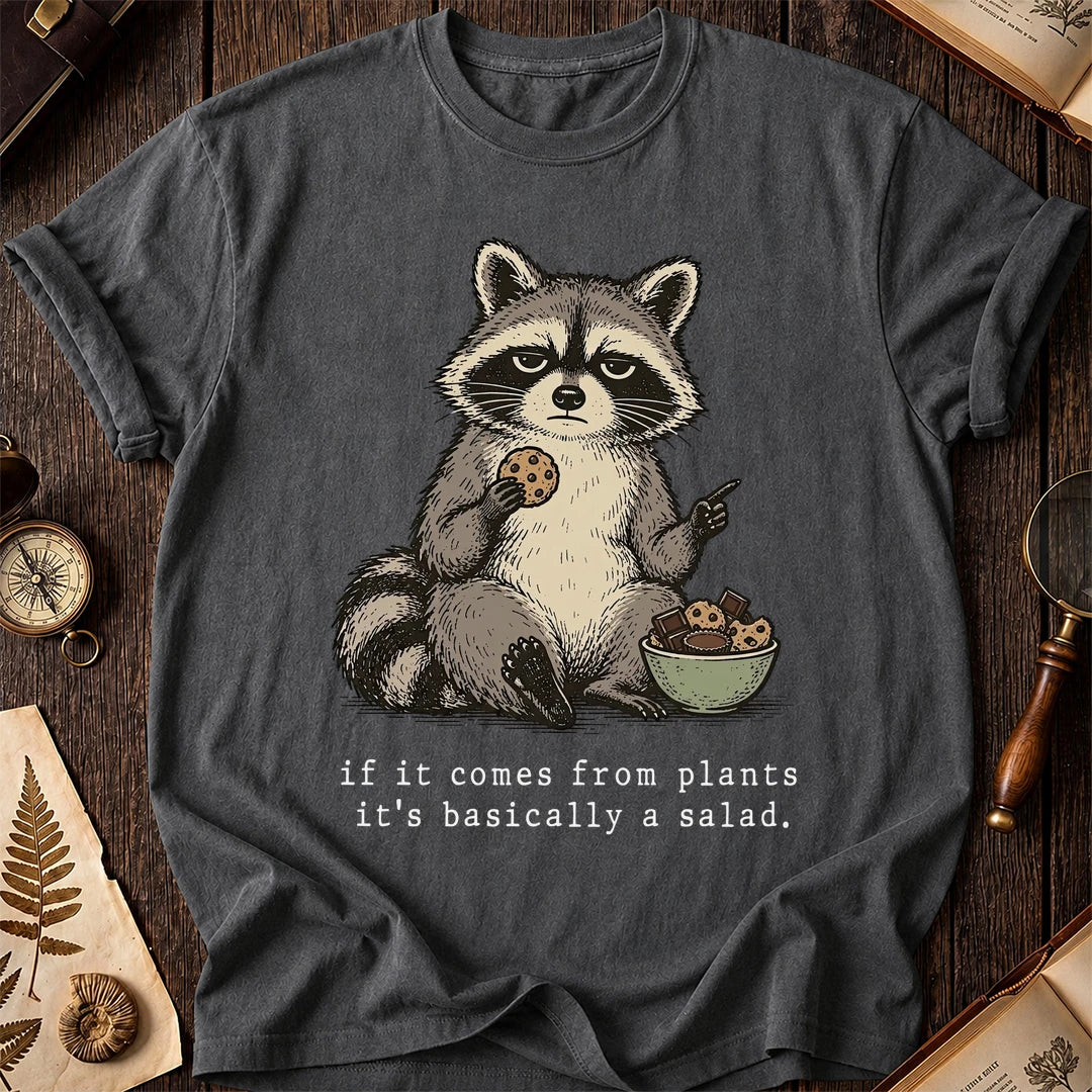Snack Salad Raccoon T-Shirt product image 6