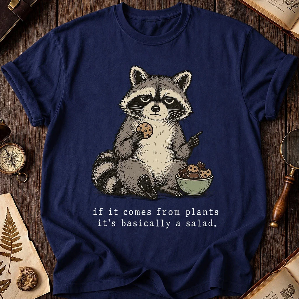 Snack Salad Raccoon T-Shirt product image 7
