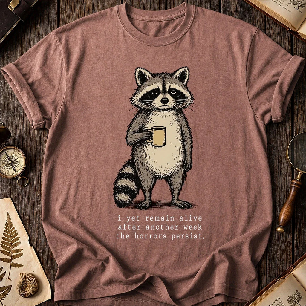 Still Alive Raccoon T-Shirt product image 8