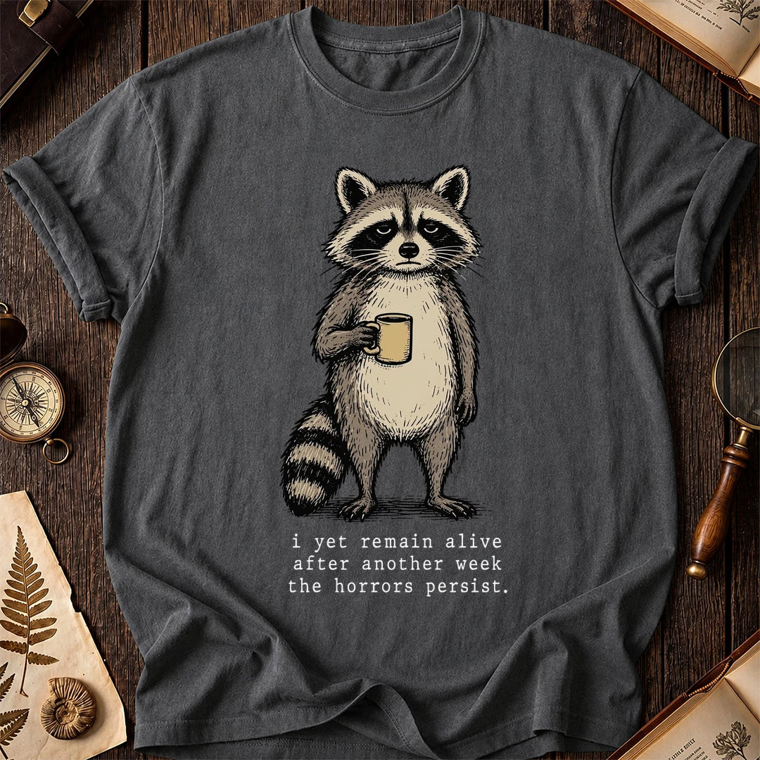 Still Alive Raccoon T-Shirt product image 6