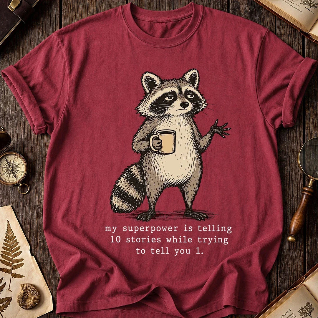 Story Power Raccoon T-Shirt product image 5
