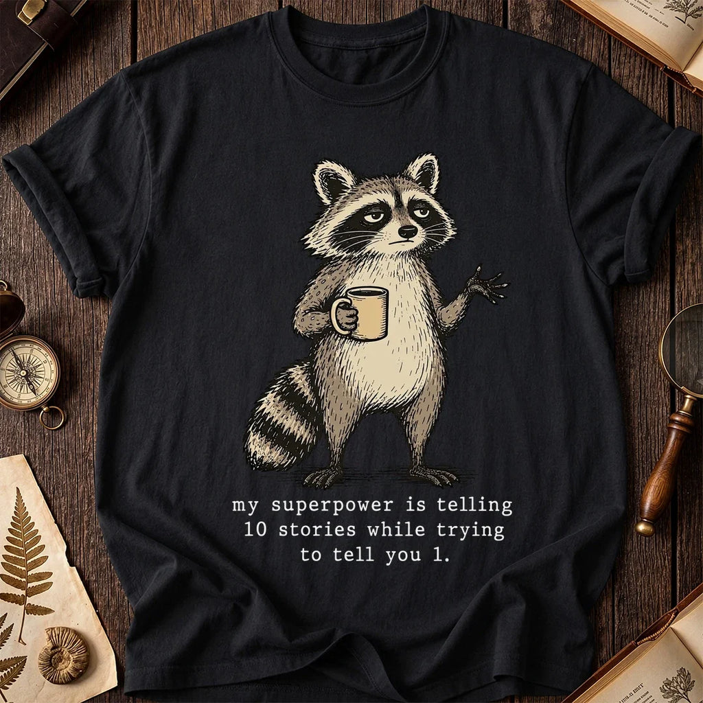 Story Power Raccoon T-Shirt product image 2