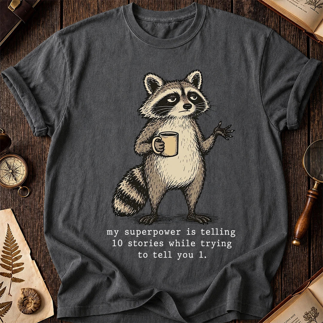 Story Power Raccoon T-Shirt product image 6