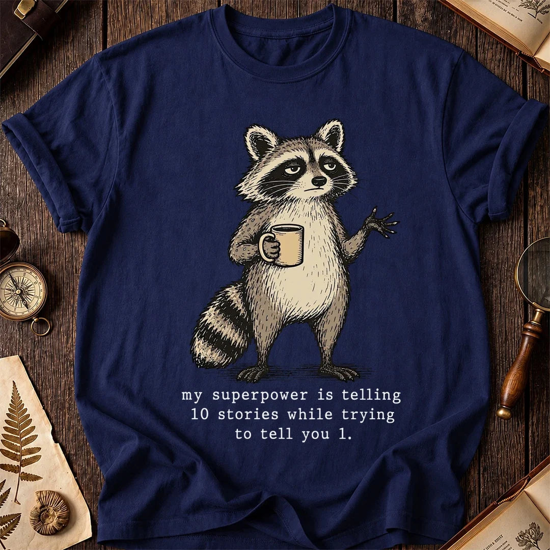 Story Power Raccoon T-Shirt product image 7