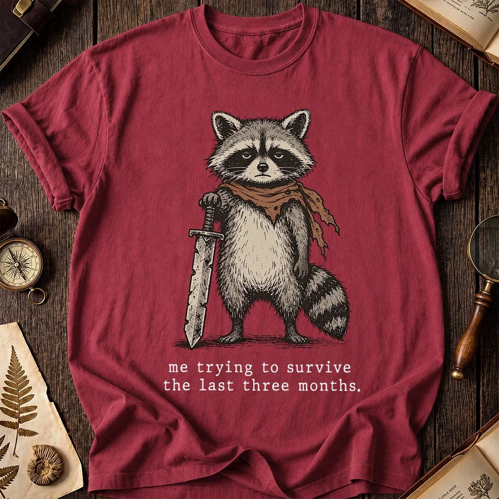 Survival Raccoon T-Shirt product image 5