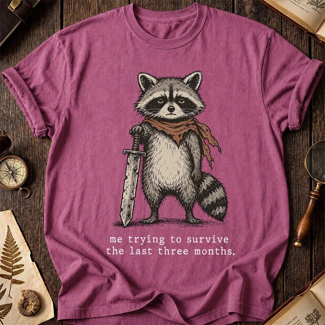 Survival Raccoon T-Shirt product image 3