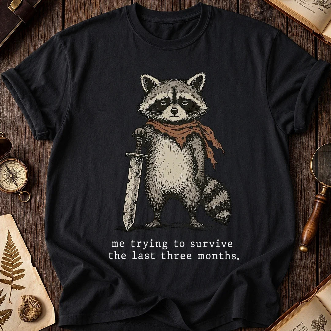 Survival Raccoon T-Shirt product image 2