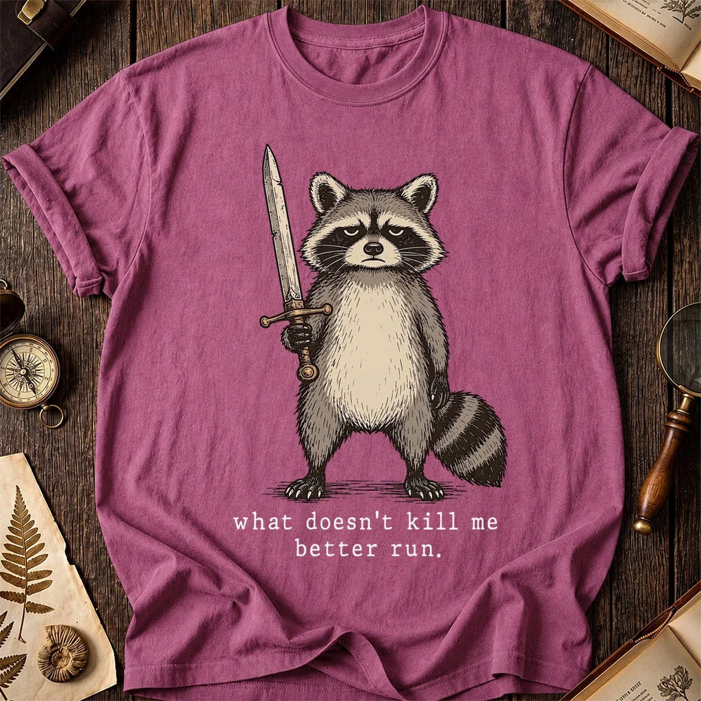 Sword Run Raccoon T-Shirt product image 3