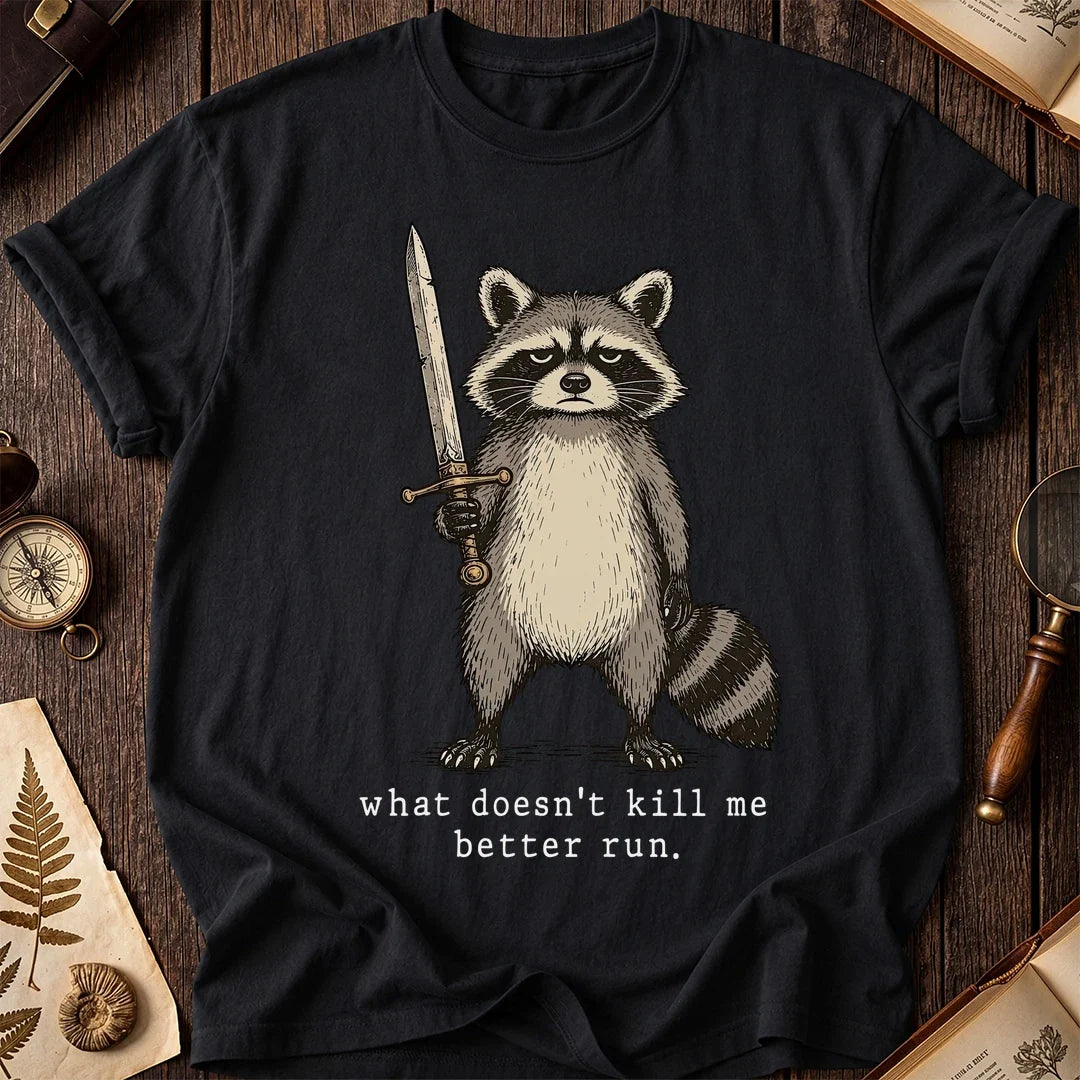Sword Run Raccoon T-Shirt product image 2