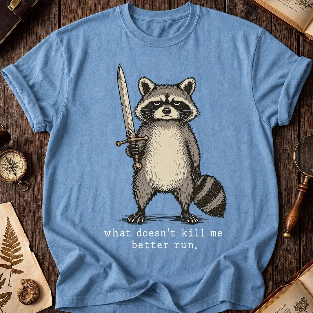 Sword Run Raccoon T-Shirt product image 4
