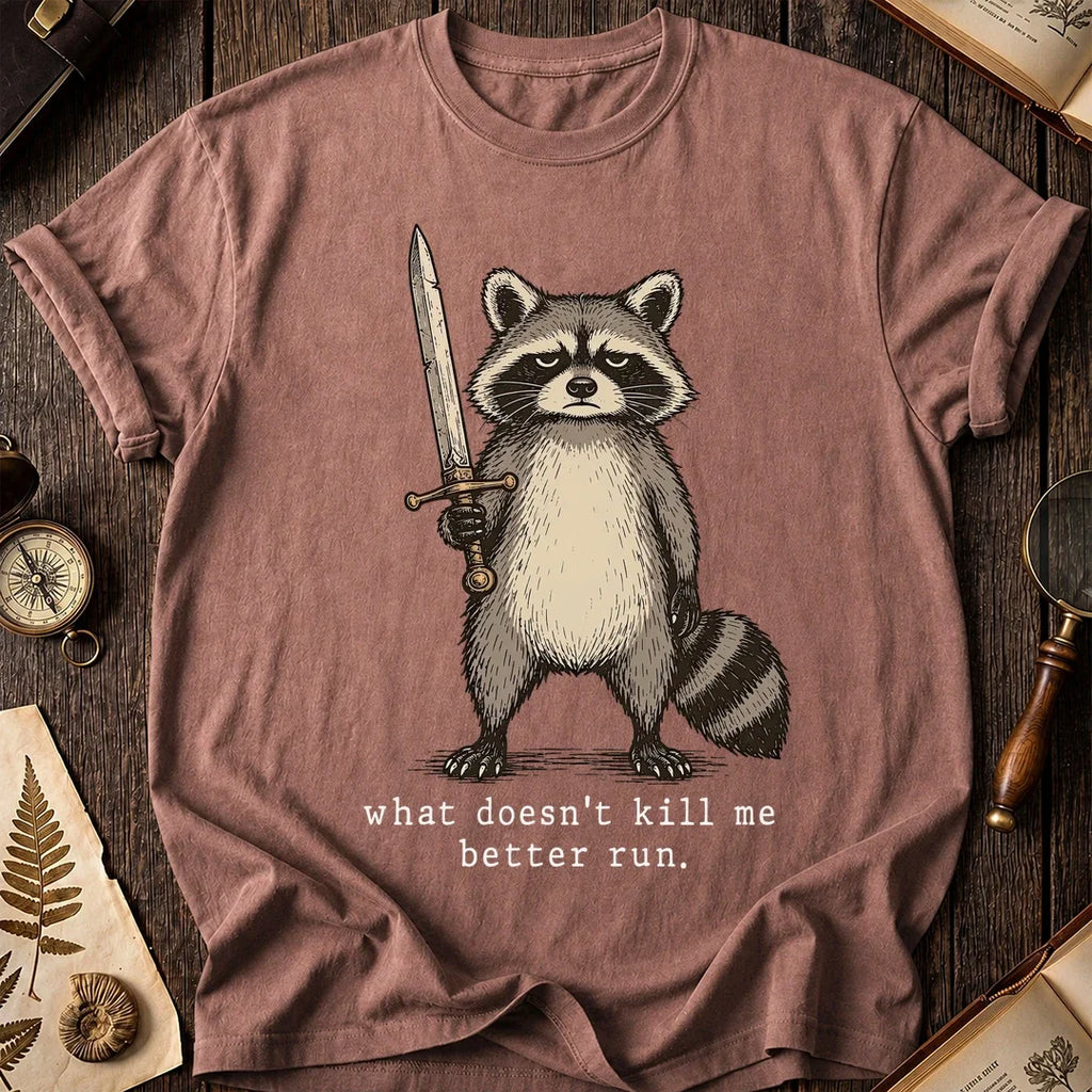 Sword Run Raccoon T-Shirt product image 8