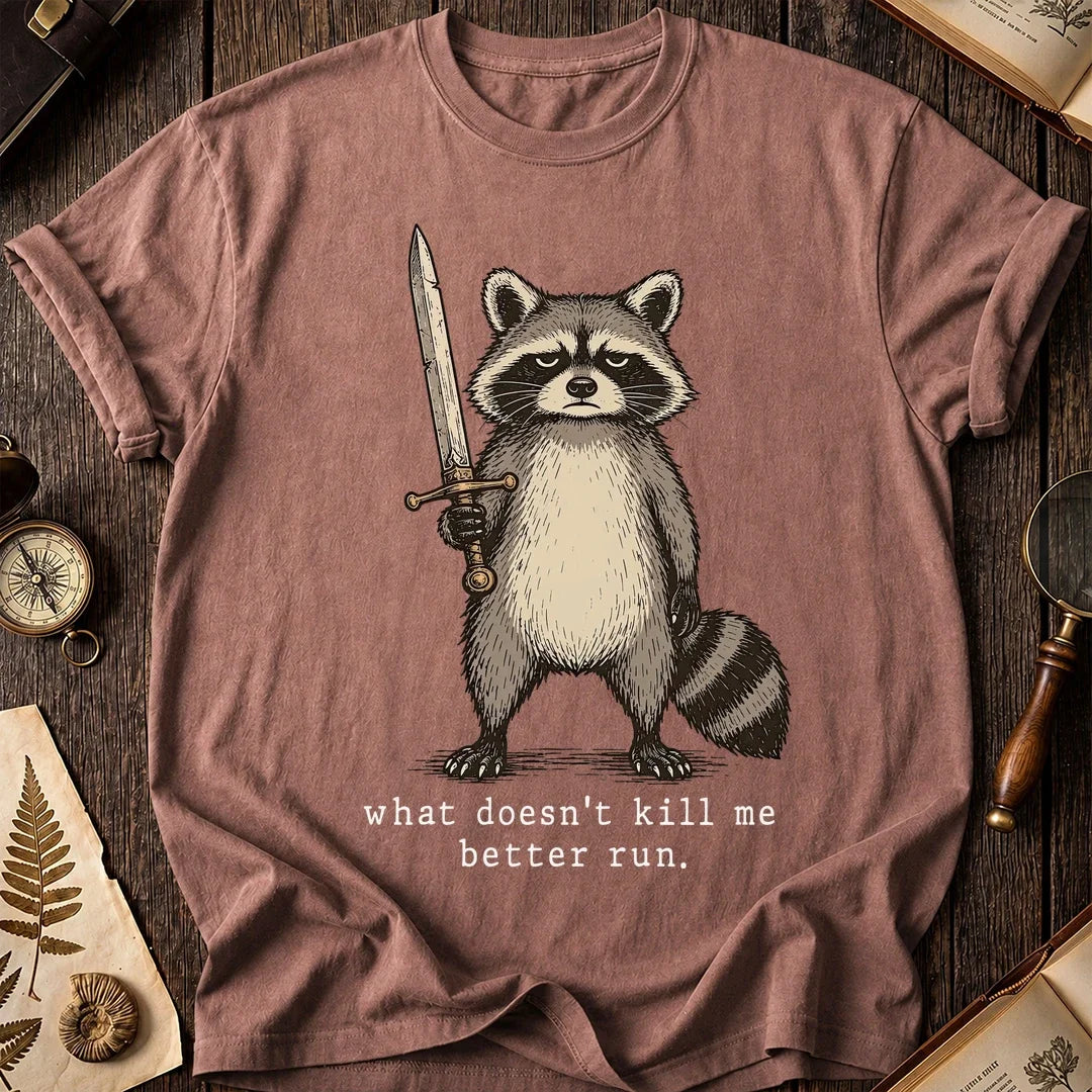 Sword Run Raccoon T-Shirt product image 8