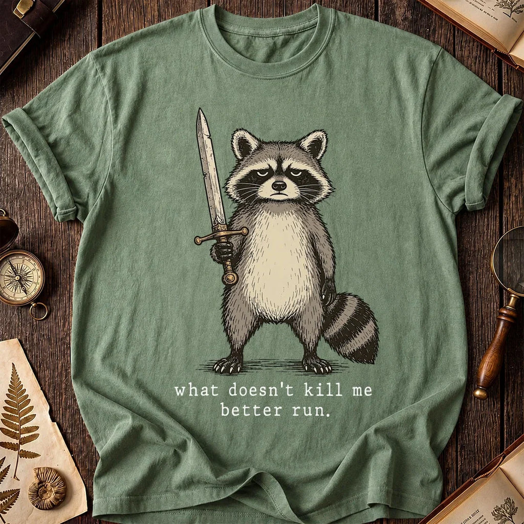 Sword Run Raccoon T-Shirt product image 1