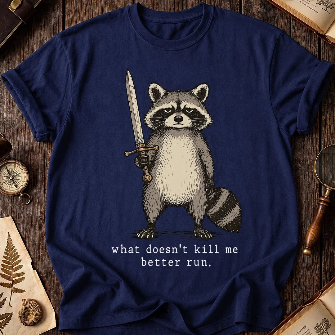 Sword Run Raccoon T-Shirt product image 7