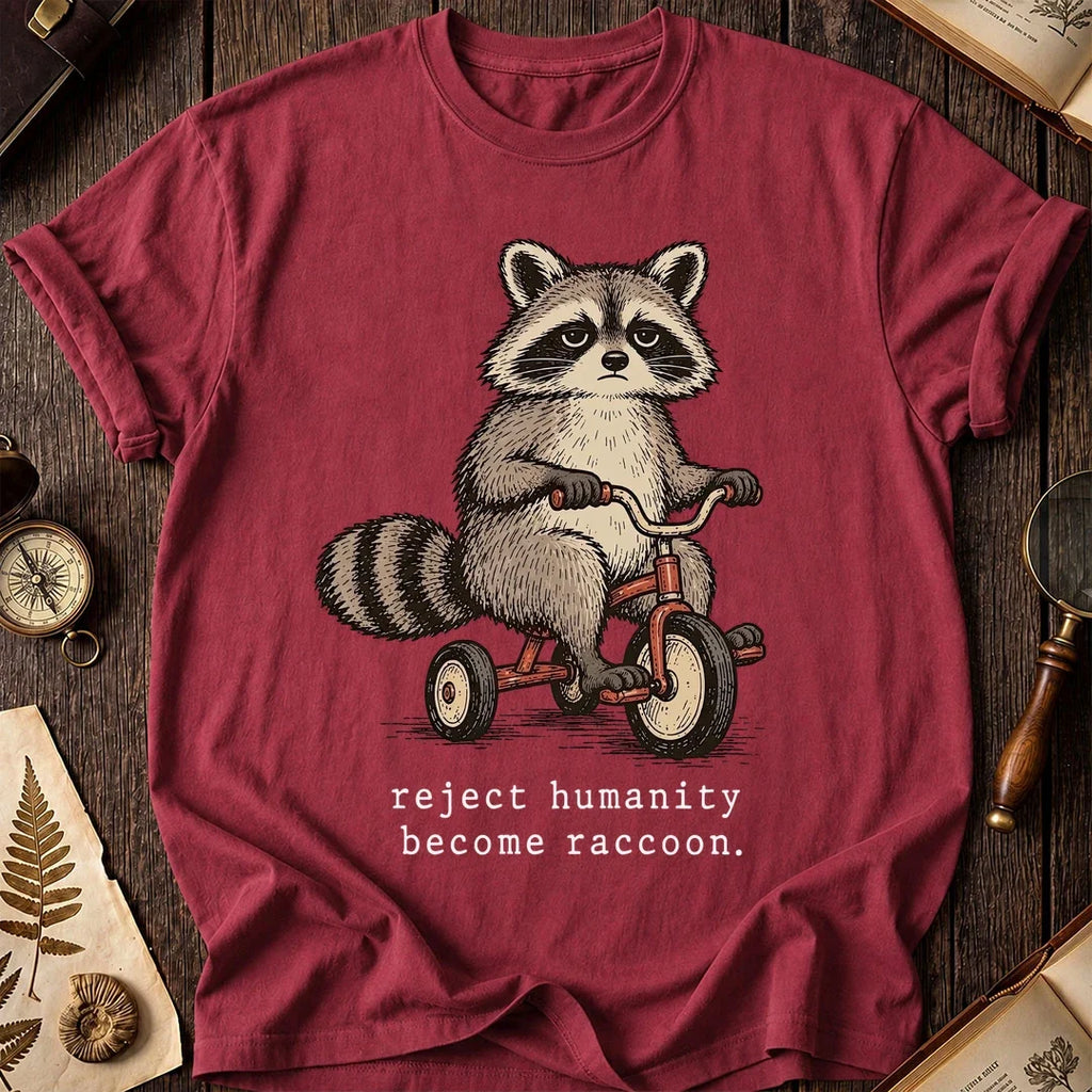 Tricycle Raccoon T-Shirt product image 5