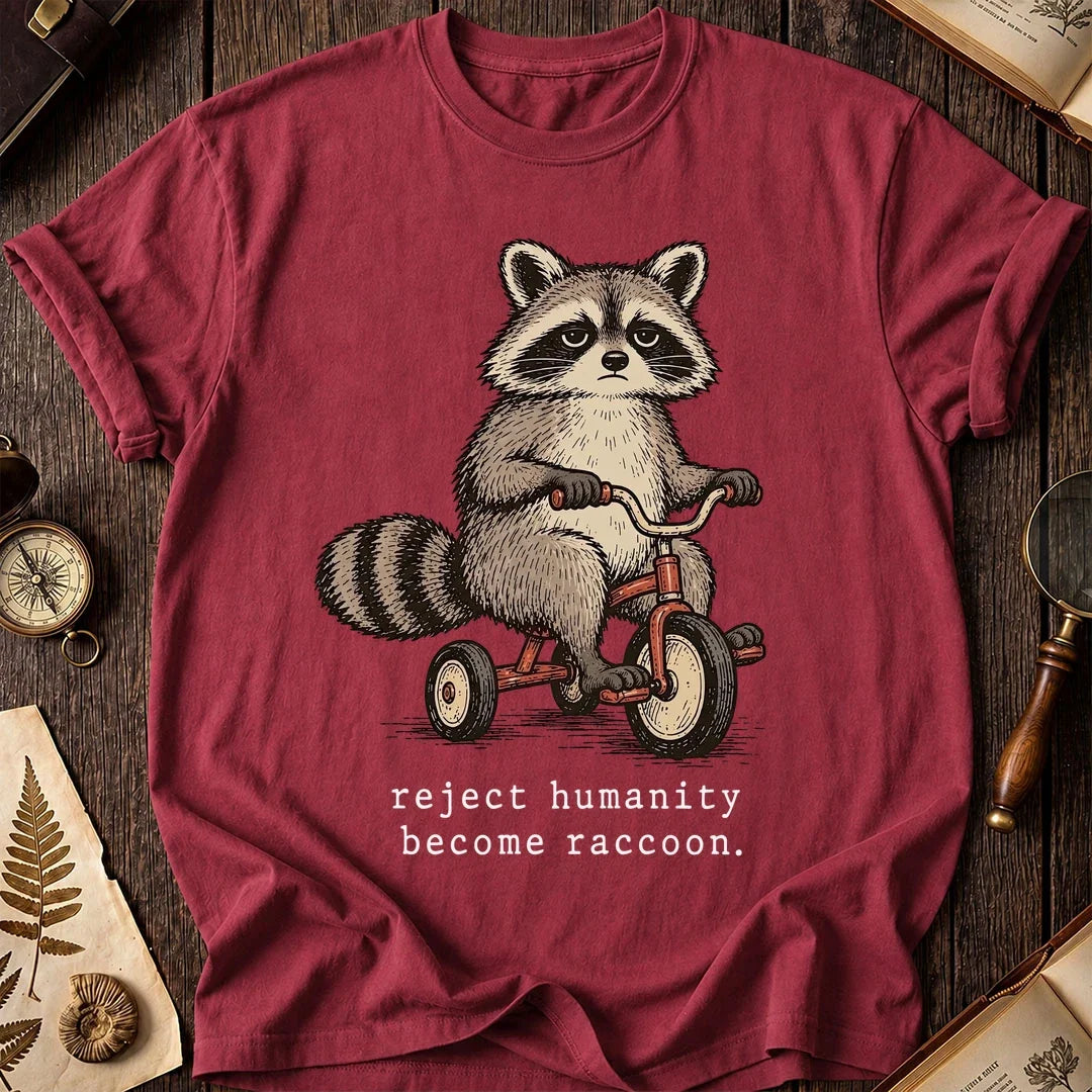 Tricycle Raccoon T-Shirt product image 5