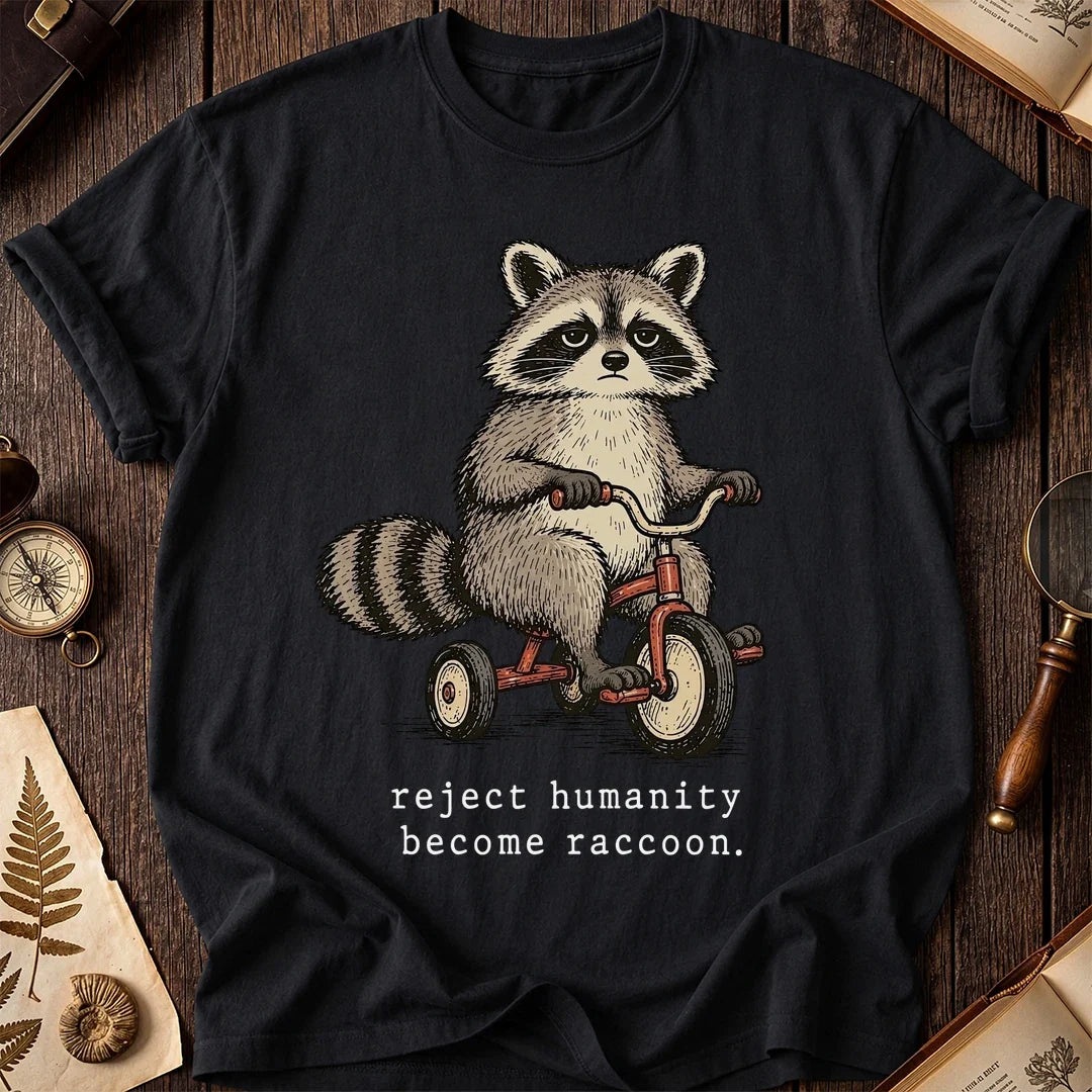 Tricycle Raccoon T-Shirt product image 2