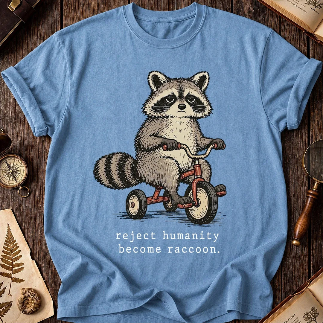 Tricycle Raccoon T-Shirt product image 4