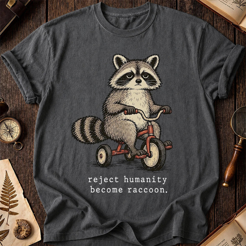 Tricycle Raccoon T-Shirt product image 6