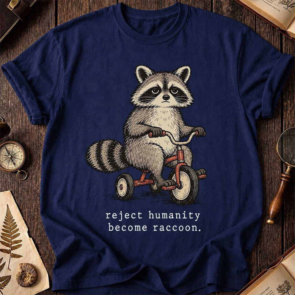 Tricycle Raccoon T-Shirt product image 7