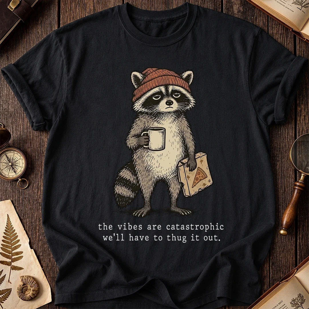Vibe Crisis Raccoon T-Shirt product image 2