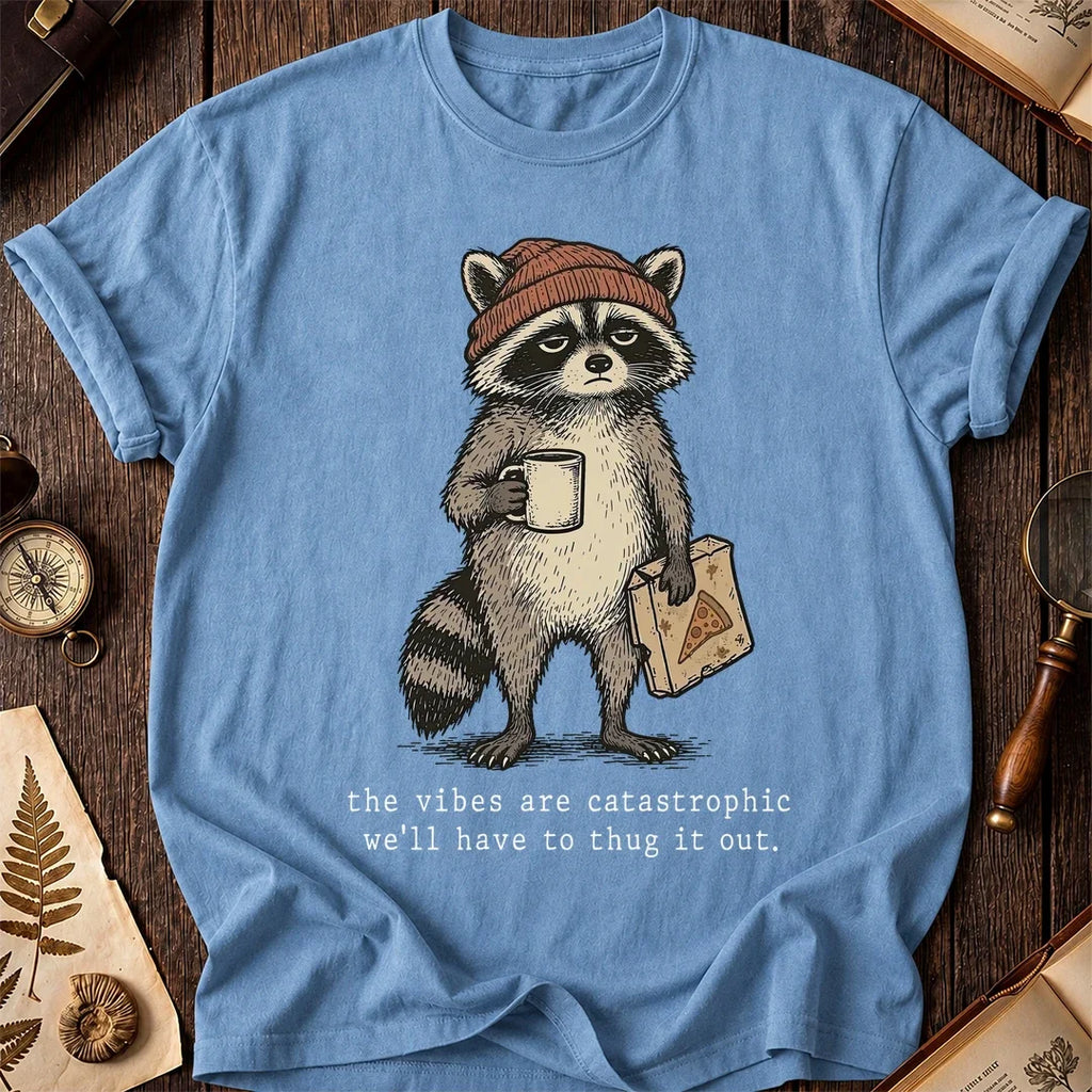 Vibe Crisis Raccoon T-Shirt product image 4