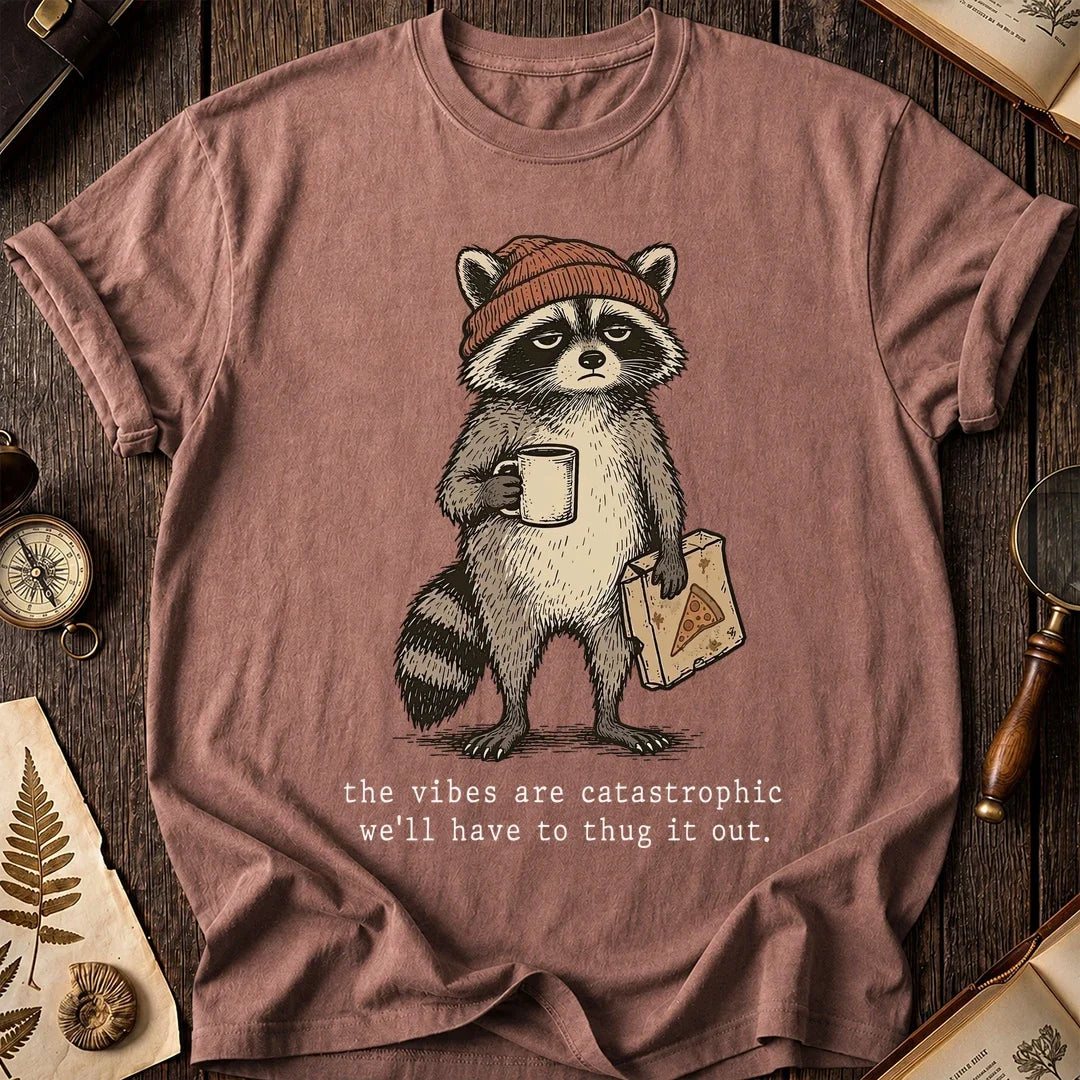 Vibe Crisis Raccoon T-Shirt product image 8