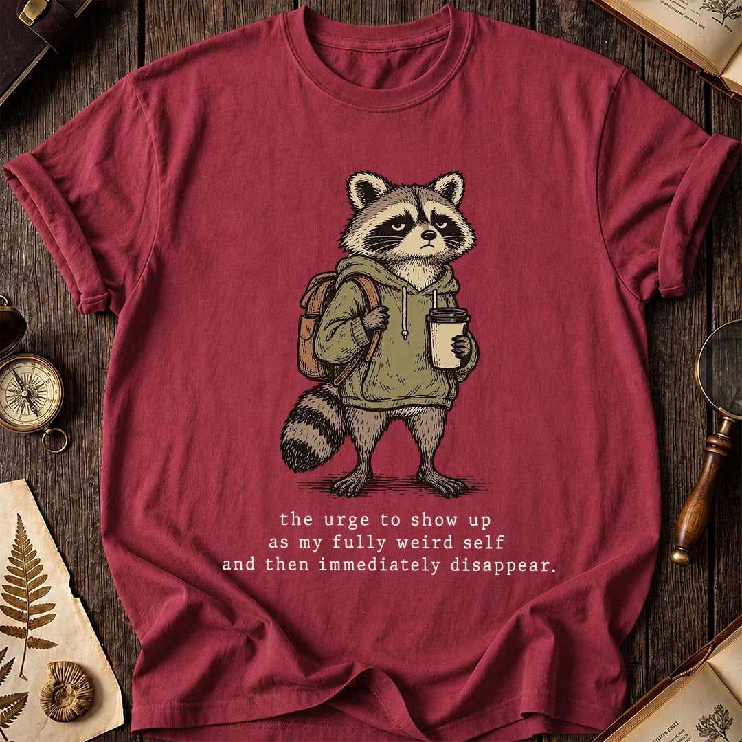 Weird Self Raccoon T-Shirt product image 5