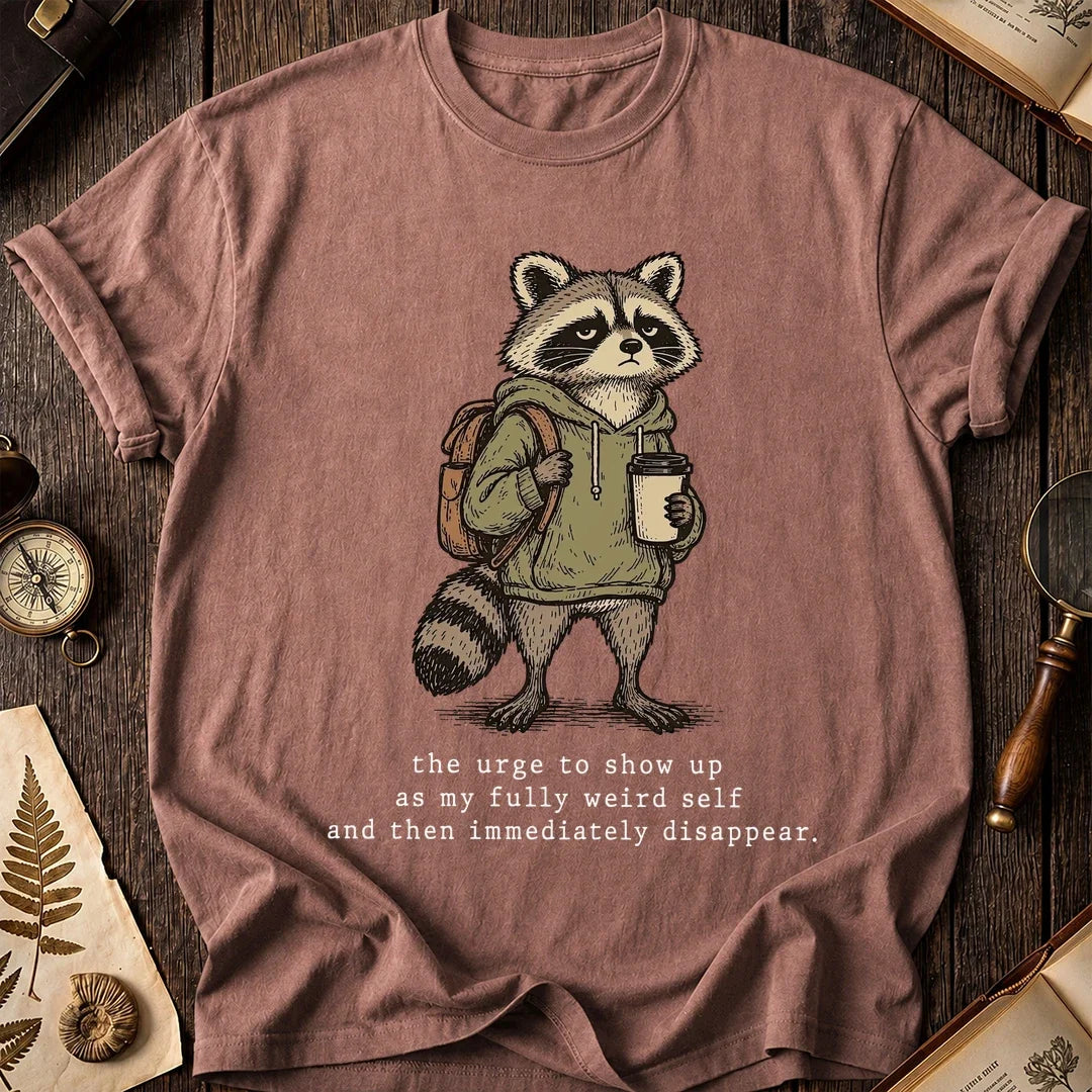 Weird Self Raccoon T-Shirt product image 8