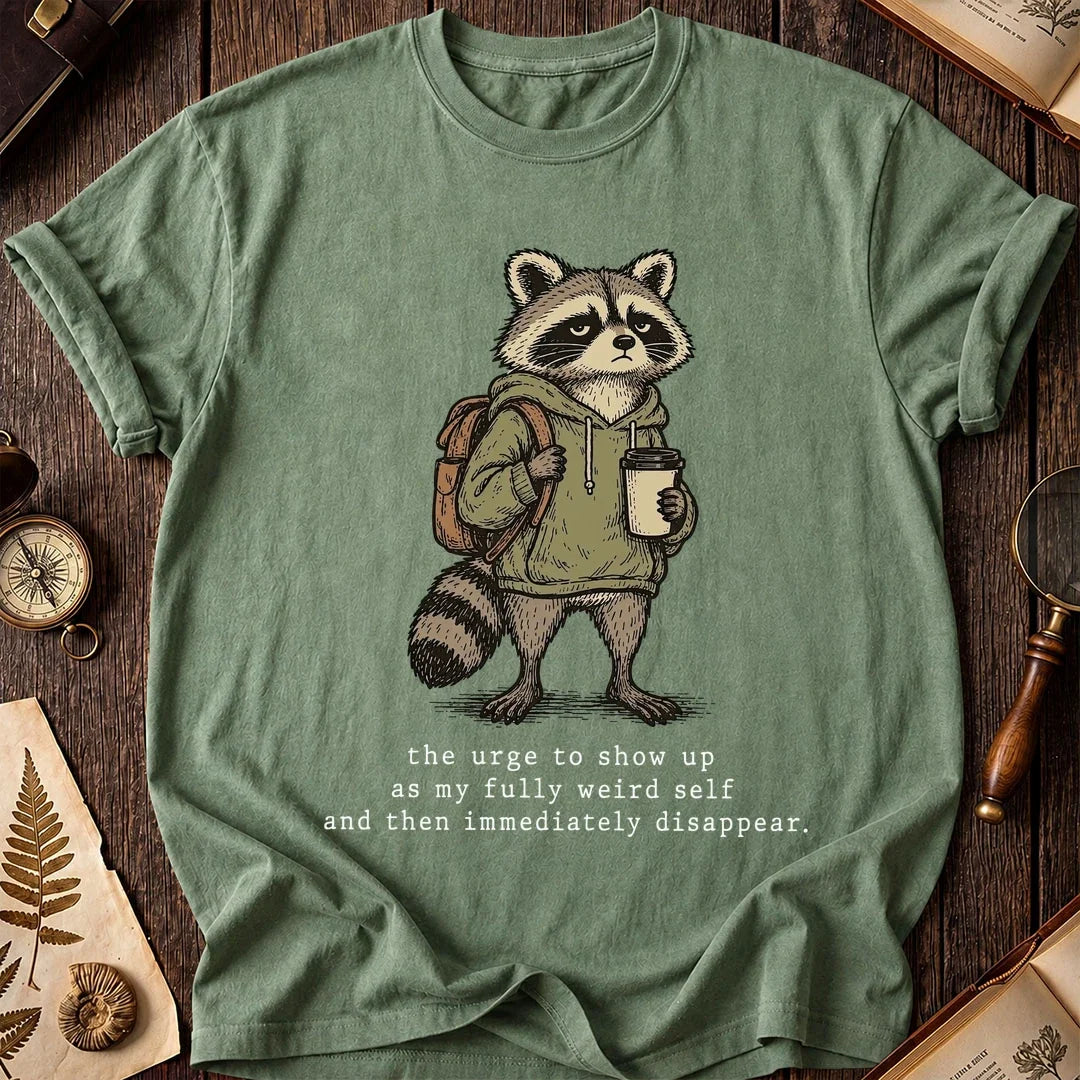 Weird Self Raccoon T-Shirt product image 1