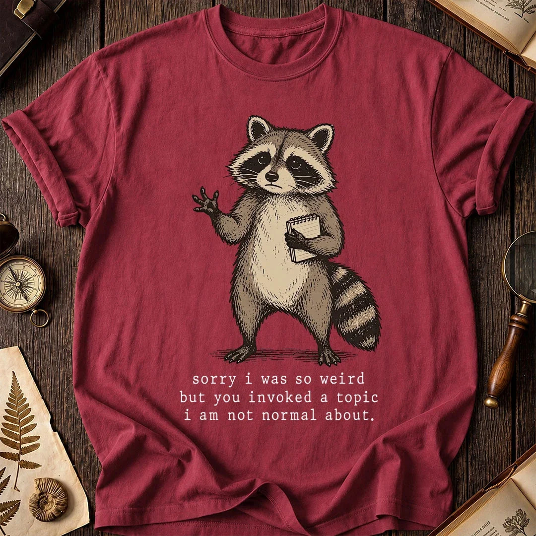 Weird Topic Raccoon T-Shirt product image 5