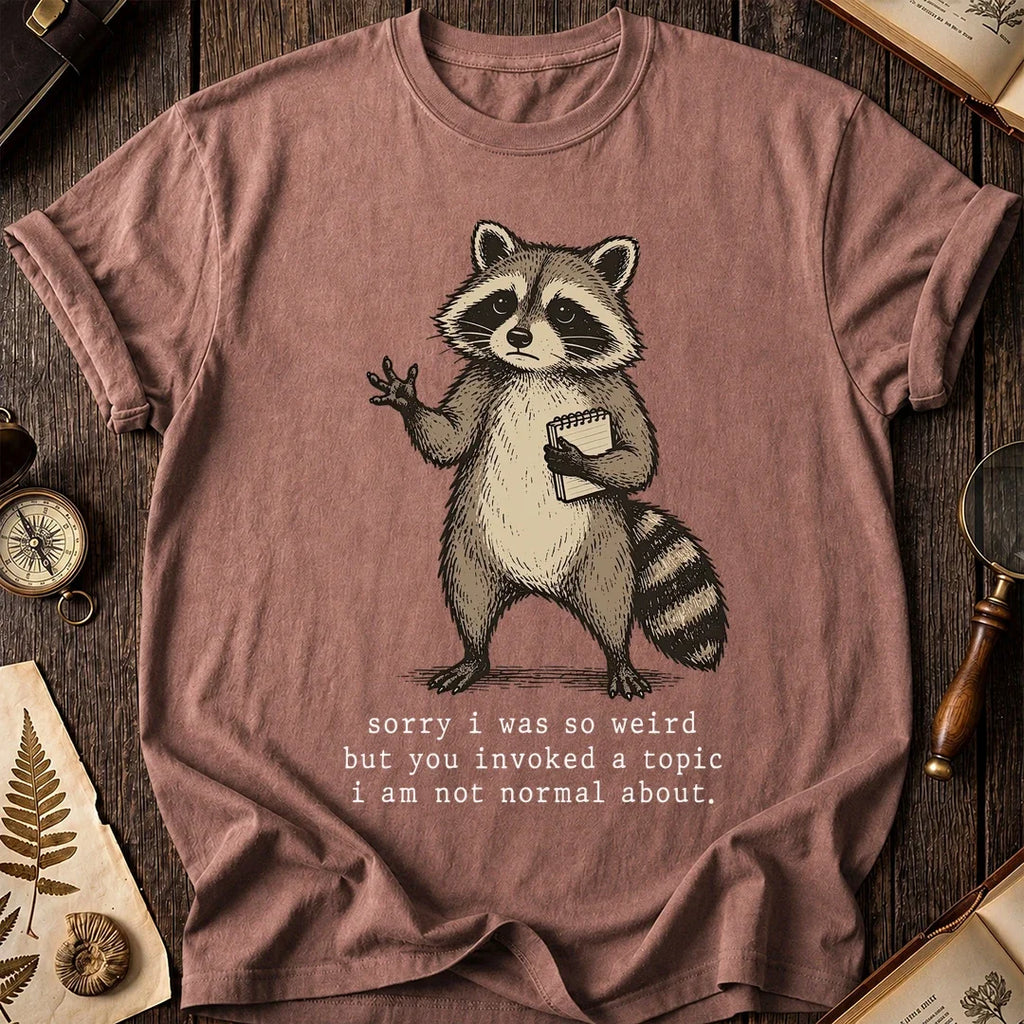Weird Topic Raccoon T-Shirt product image 8